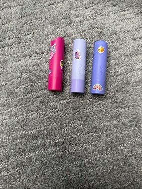 EOS Lip Balm Set AÇAI BLACKBERRY, RASPBERRY KIWI, SPLASH, STRAWBERRY BANANA